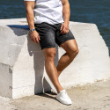 Férfi farmer rövidnadrág Iron Aesthetics Denim Stretch, fekete