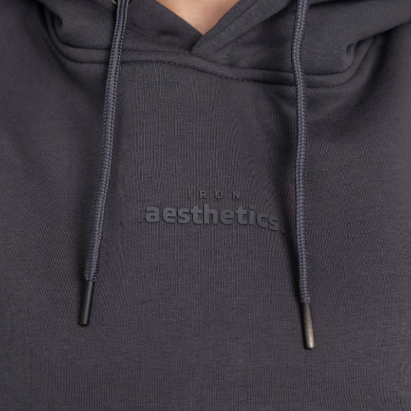 Női pulóver Iron Aesthetics Cargo, szürke · záber 8
