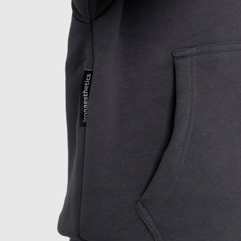 Női pulóver Iron Aesthetics Cargo, szürke · záber 10