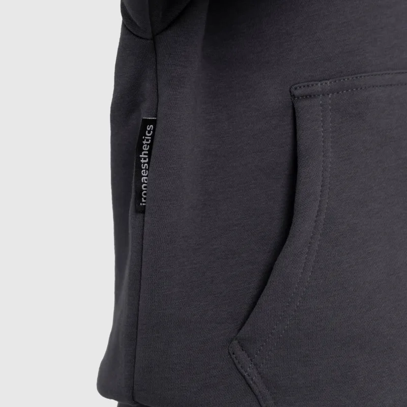 Női pulóver Iron Aesthetics Cargo, szürke-10