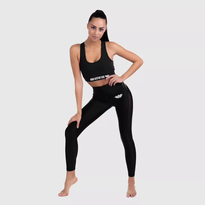 Női leggings NET - Iron Aesthetics, fekete-11