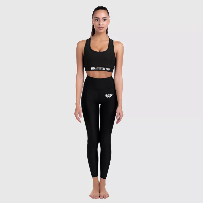 Női leggings NET - Iron Aesthetics, fekete-12