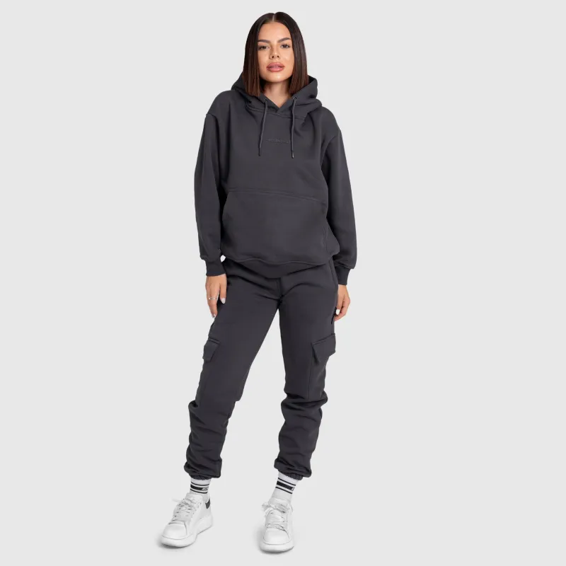 Női oversize szett Iron Aesthetics Cargo, szürke-1