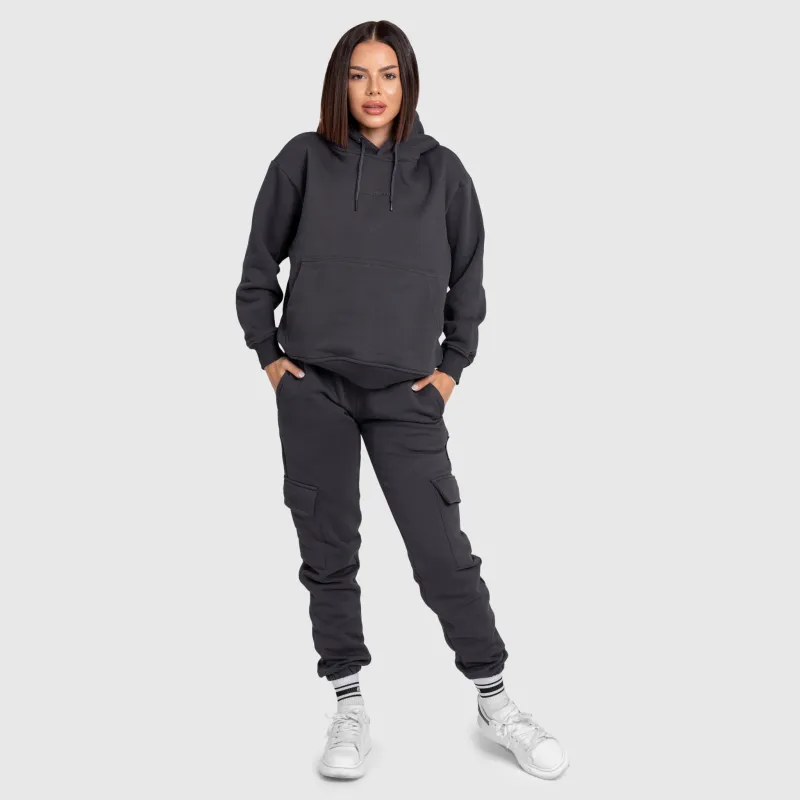 Női oversize szett Iron Aesthetics Cargo, szürke-3