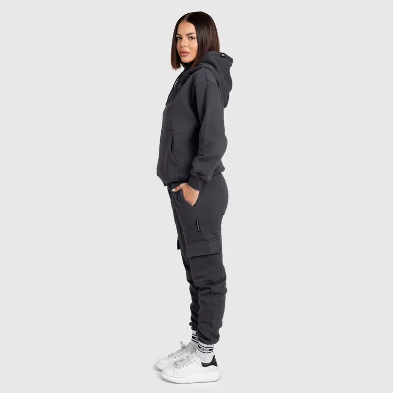 Női oversize szett Iron Aesthetics Cargo, szürke-4