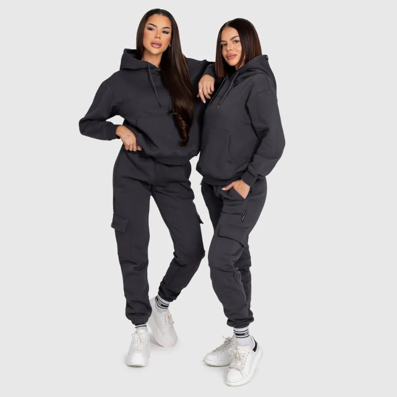 Női oversize szett Iron Aesthetics Cargo, szürke-5