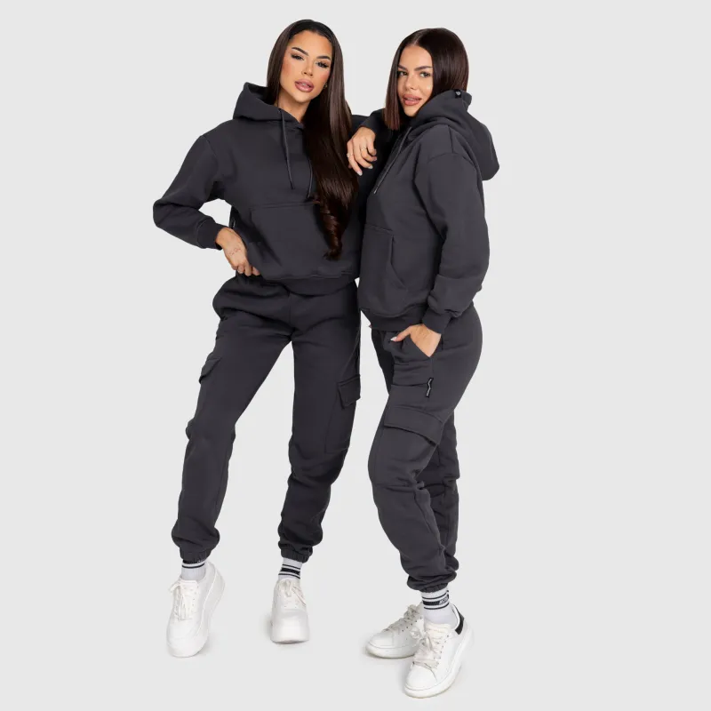 Női oversize szett Iron Aesthetics Cargo, szürke-7