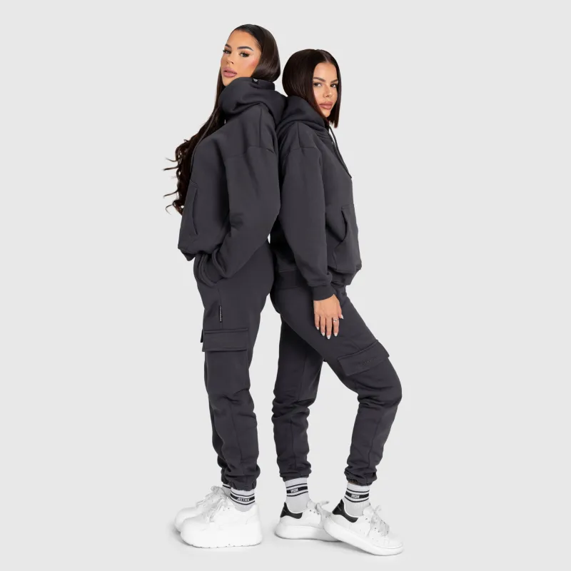 Női oversize szett Iron Aesthetics Cargo, szürke-8