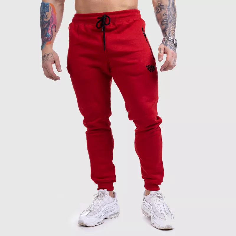 Jogger melegítőnadrág Iron Aesthetics Round, piros-1