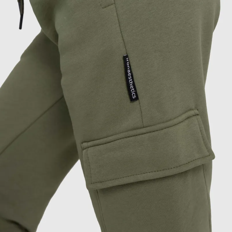 Női oversize szett Iron Aesthetics Cargo, zöld-22