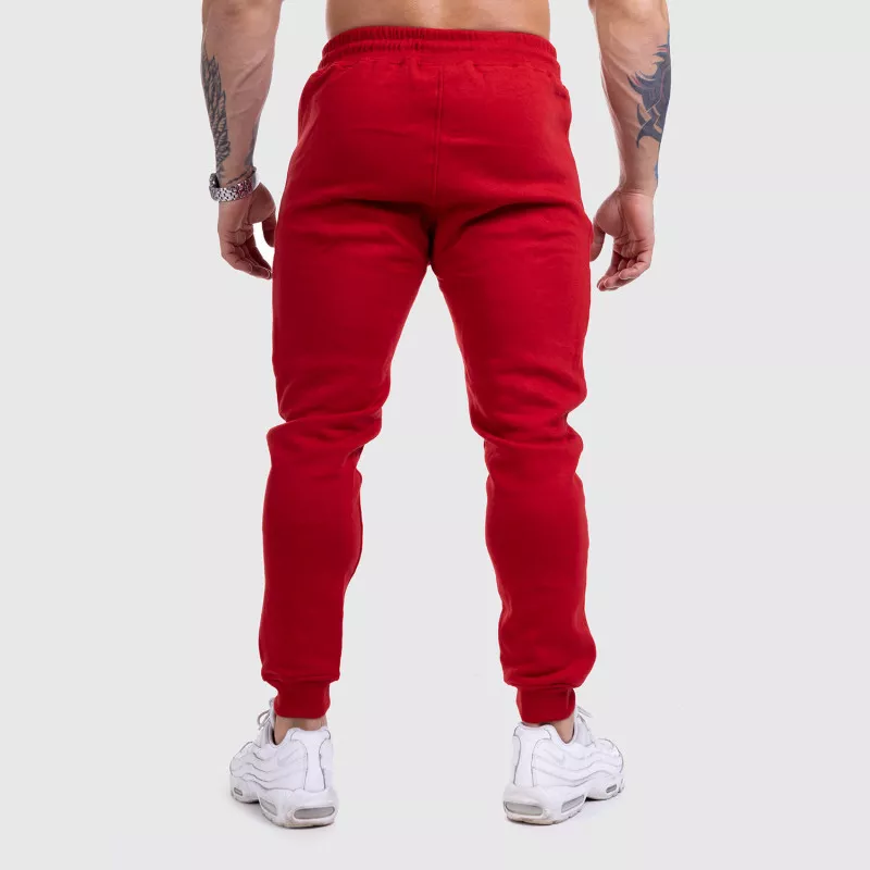 Jogger melegítőnadrág Iron Aesthetics Round, piros-3
