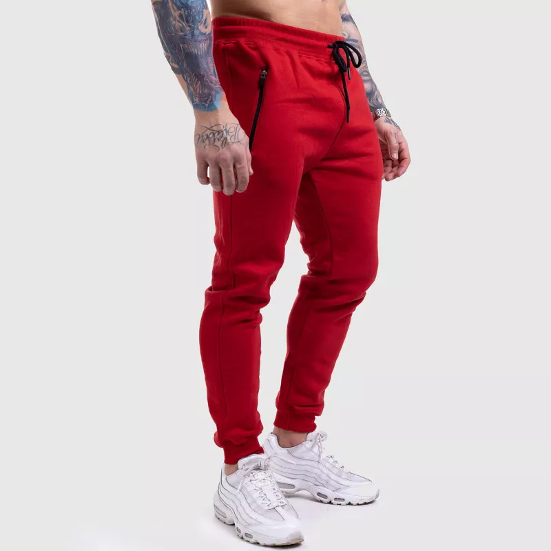 Jogger melegítőnadrág Iron Aesthetics Round, piros-2