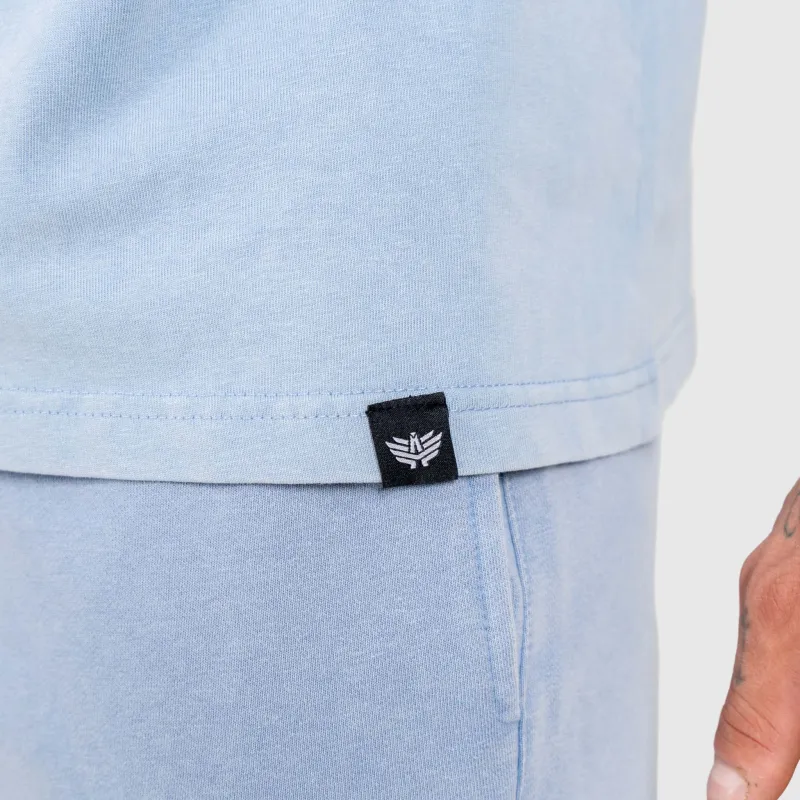 Férfi szett Iron Aesthetics X Washed, kék-11