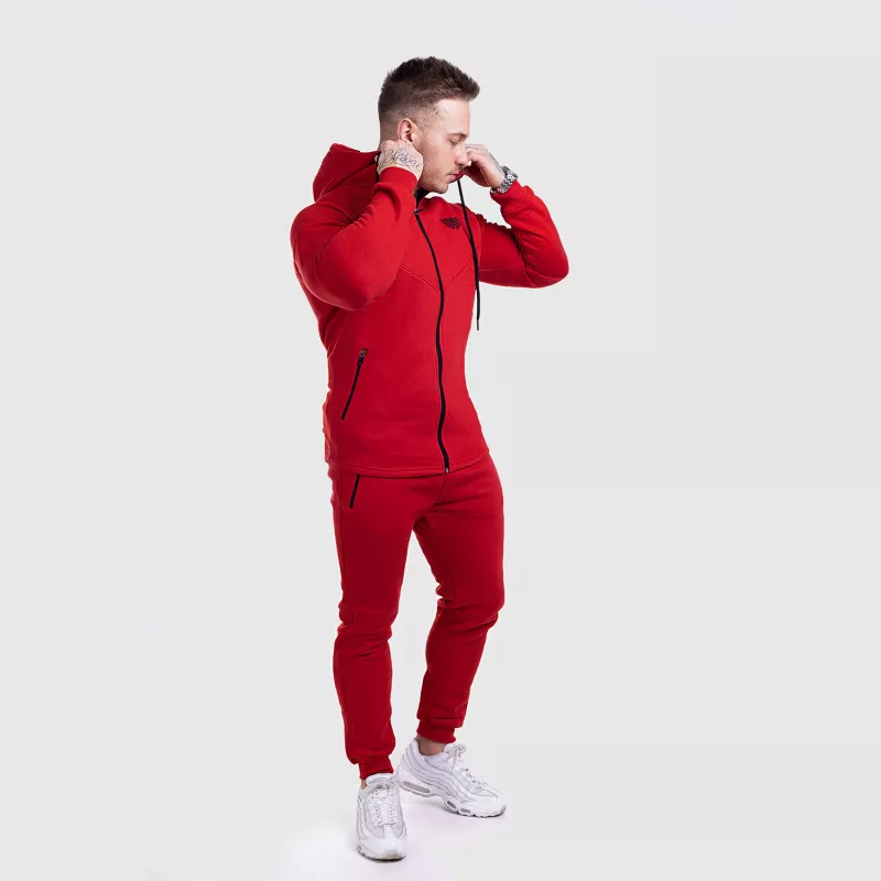 Jogger melegítőnadrág Iron Aesthetics Round, piros-6