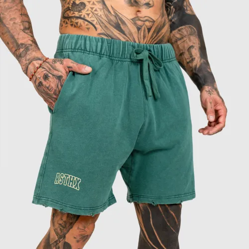 Férfi rövidnadrág ASTHX, washed green