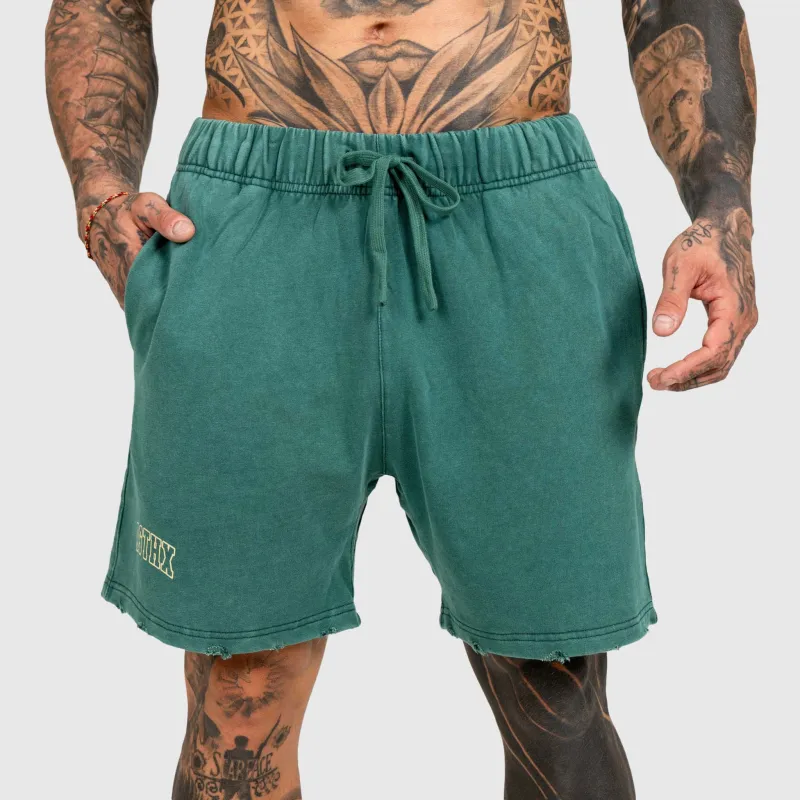 Férfi rövidnadrág Iron Aesthetics ASTHX, washed green-3
