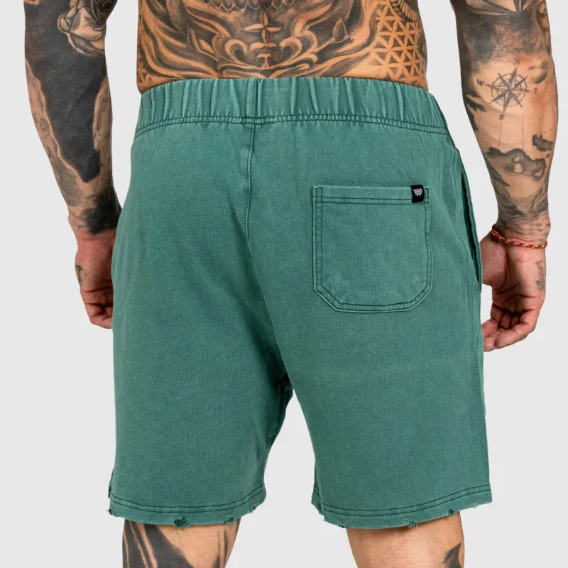 Férfi rövidnadrág Iron Aesthetics ASTHX, washed green-4