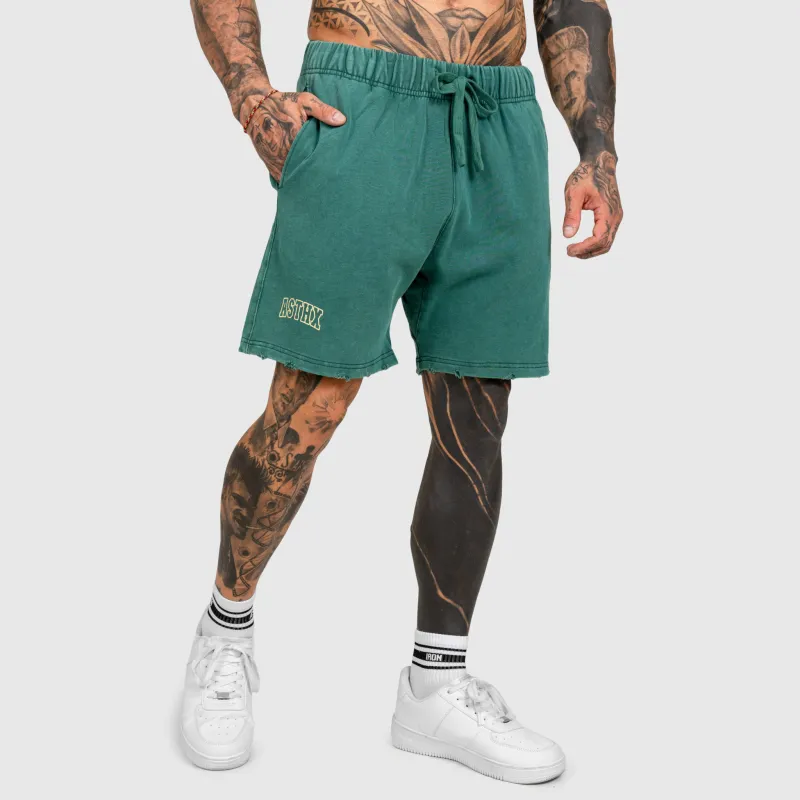 Férfi rövidnadrág Iron Aesthetics ASTHX, washed green-1