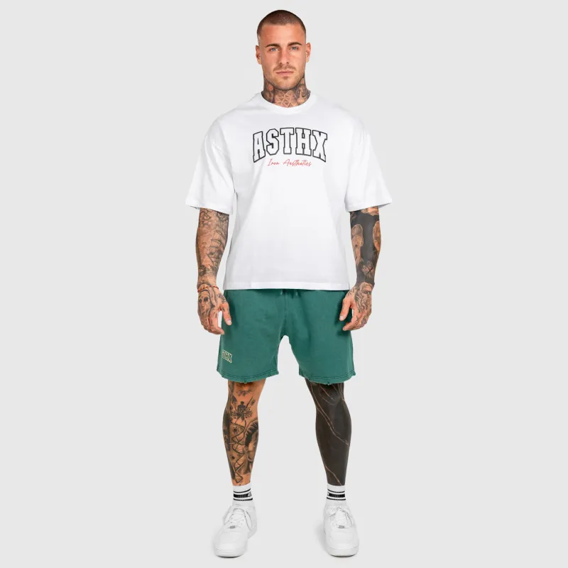 Férfi rövidnadrág Iron Aesthetics ASTHX, washed green-13