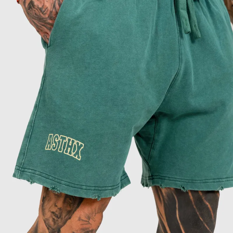 Férfi rövidnadrág Iron Aesthetics ASTHX, washed green-14