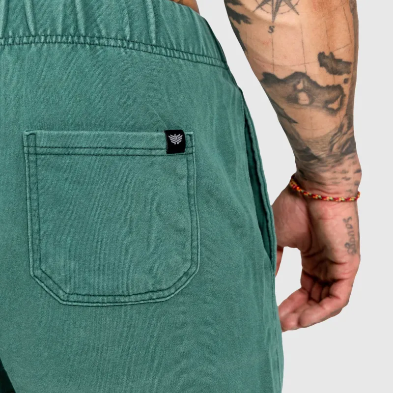 Férfi rövidnadrág Iron Aesthetics ASTHX, washed green-15