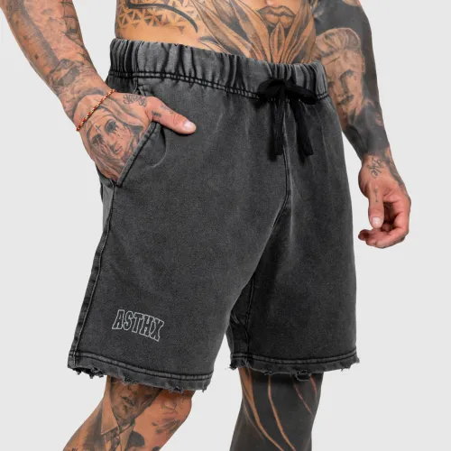 Férfi rövidnadrág ASTHX, washed black