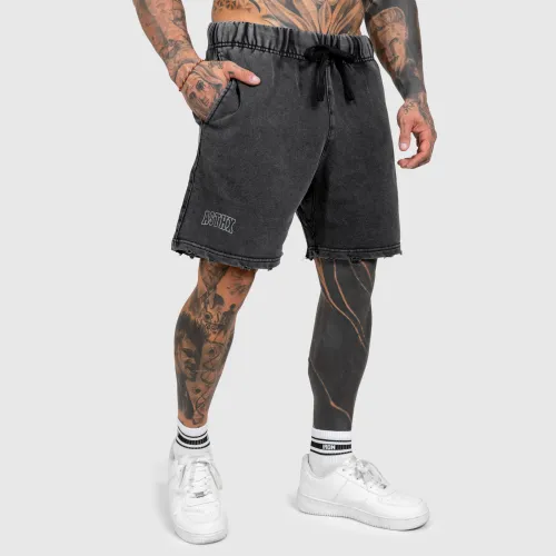 Férfi rövidnadrág ASTHX, washed black