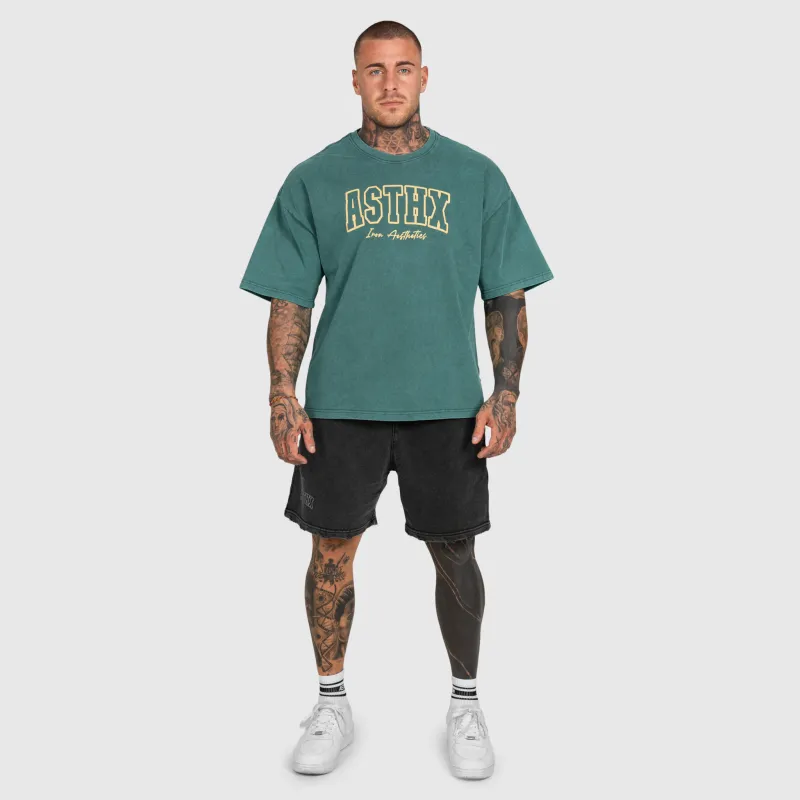 Férfi rövidnadrág Iron Aesthetics ASTHX, washed black-10