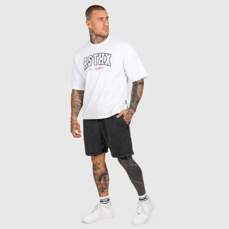 Férfi rövidnadrág Iron Aesthetics ASTHX, washed black-11