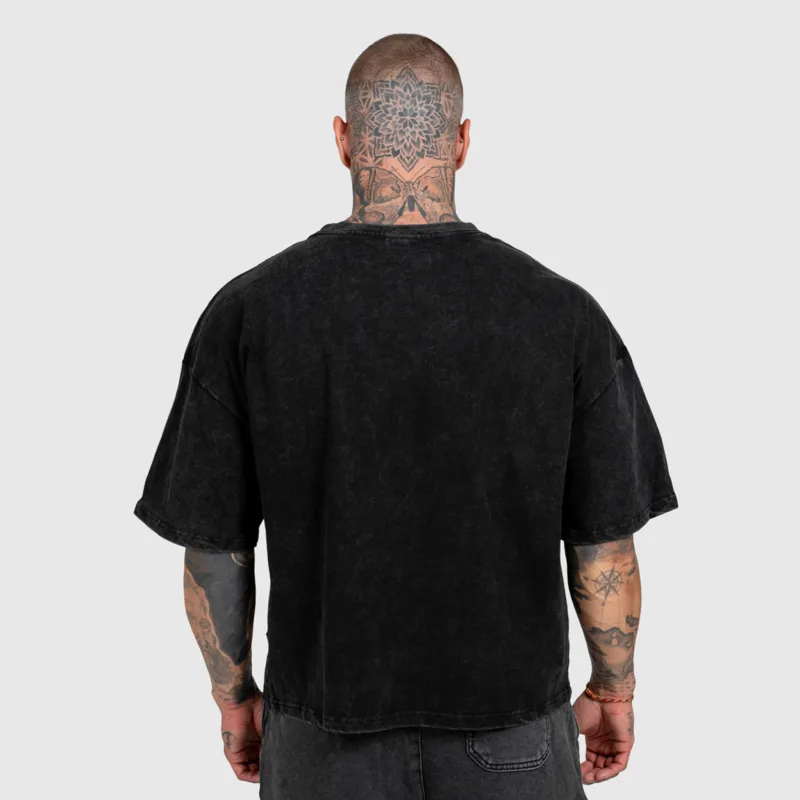 Férfi szett Iron Aesthetics ASTHX, washed black-6