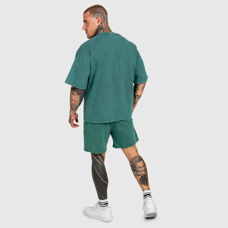 Férfi szett Iron Aesthetics ASTHX, washed green-2