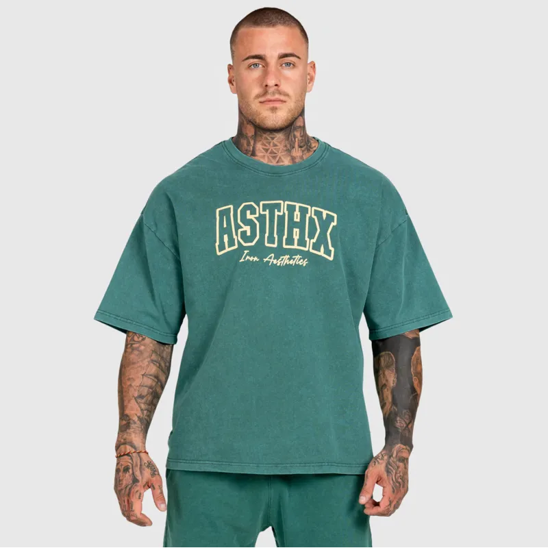 Férfi szett Iron Aesthetics ASTHX, washed green-4