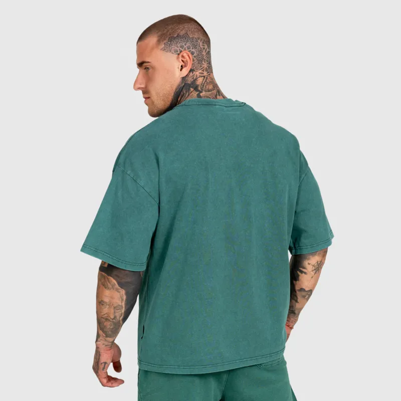 Férfi szett Iron Aesthetics ASTHX, washed green-8