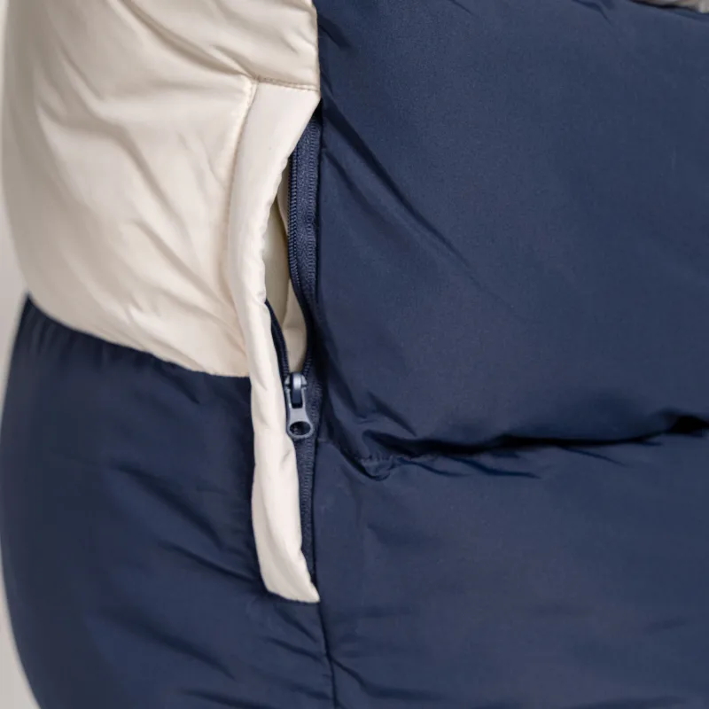 Férfi dzseki Iron Aesthetics Block Puffer, navy-8