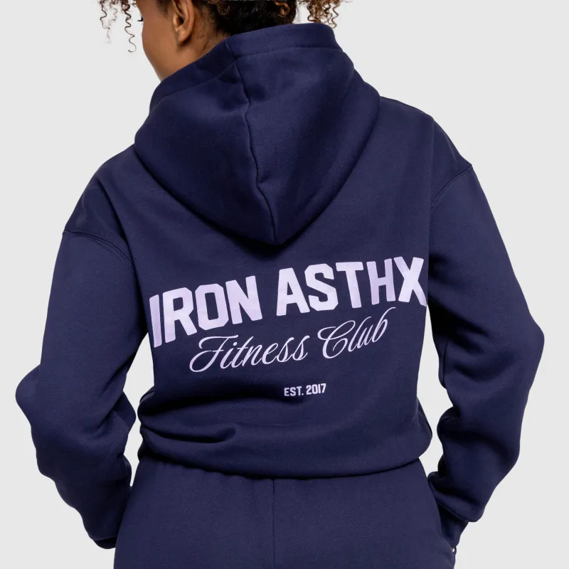 Női melegítőszett Iron Aesthetics Fitness Club, navy-7