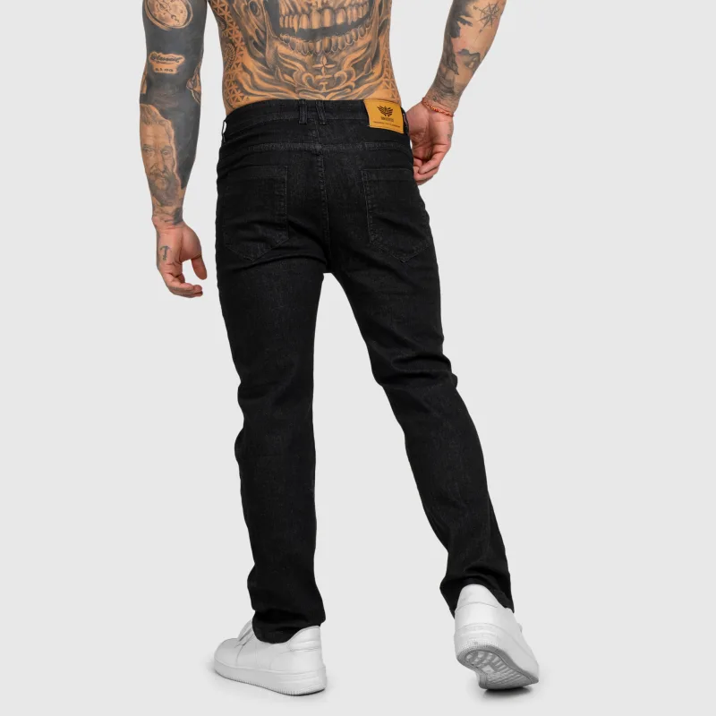 Férfi farmer szett Iron Aesthetics Urban, fekete-16
