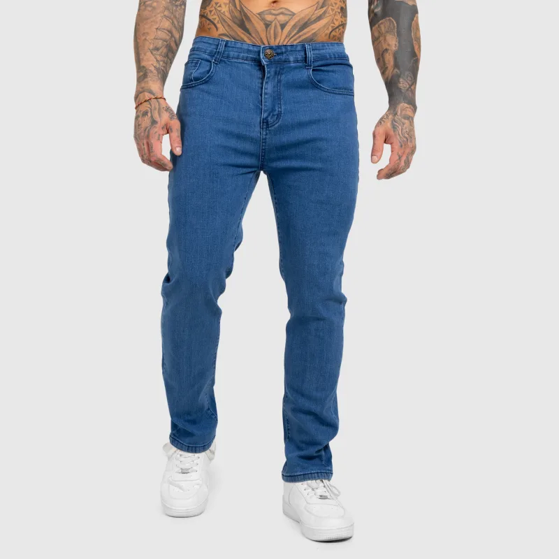 Férfi farmer szett Iron Aesthetics Urban, sötétkék-12