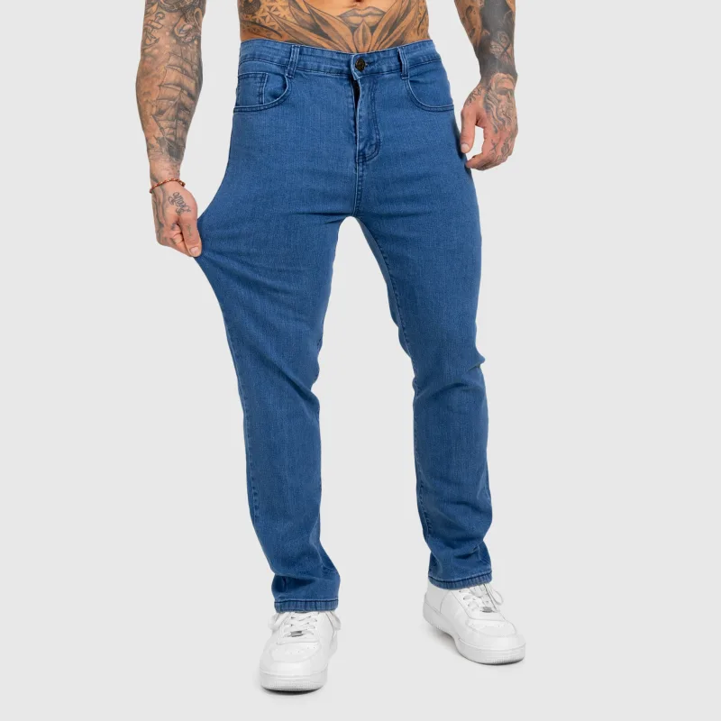Férfi farmer szett Iron Aesthetics Urban, sötétkék-15