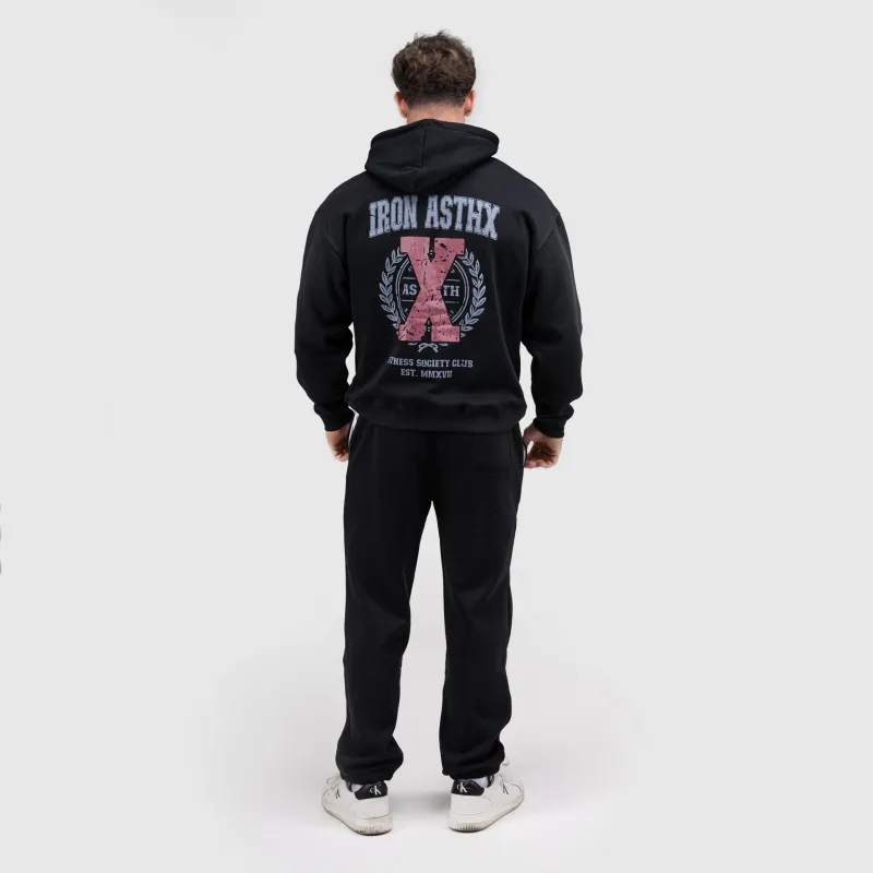 Férfi melegítőszett Iron Aesthetics X-Society, fekete-2