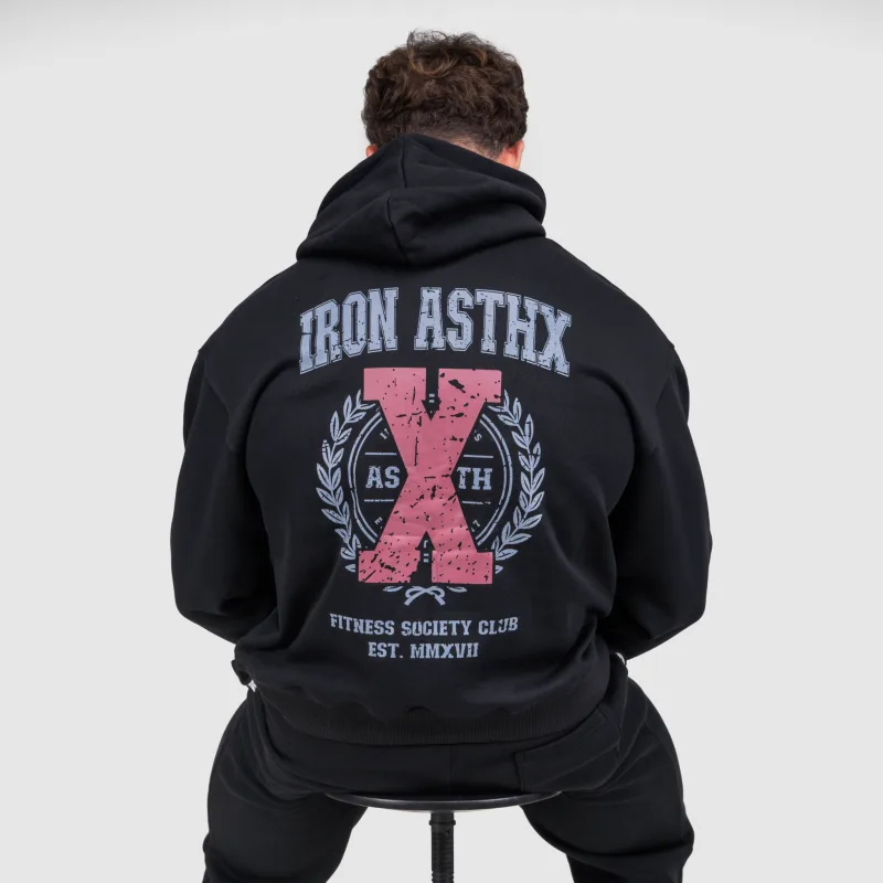 Férfi melegítőszett Iron Aesthetics X-Society, fekete-15