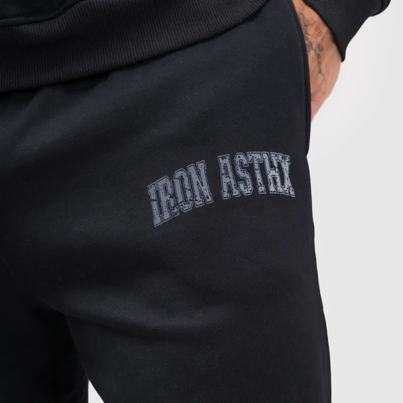 Férfi melegítőnadrág Iron Aesthetics X-Society, fekete-5