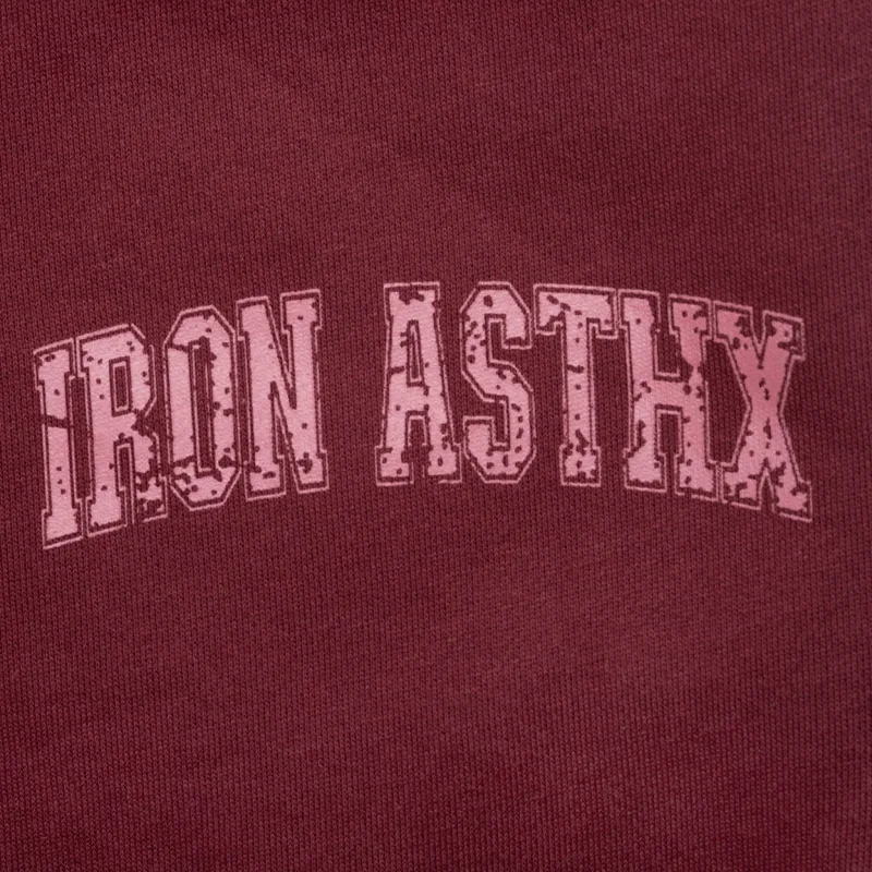Férfi melegítőnadrág Iron Aesthetics X-Society, bordó-8