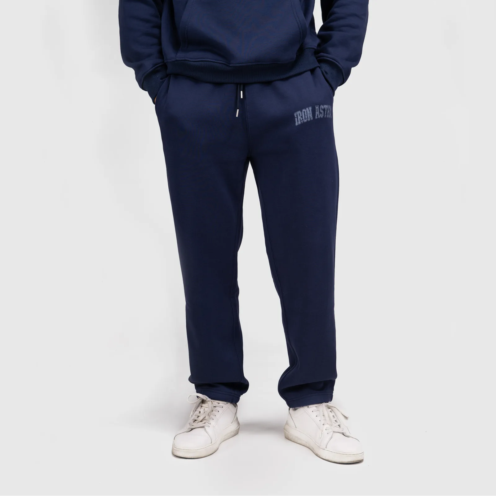 Férfi melegítőnadrág Iron Aesthetics X-Society, navy-1