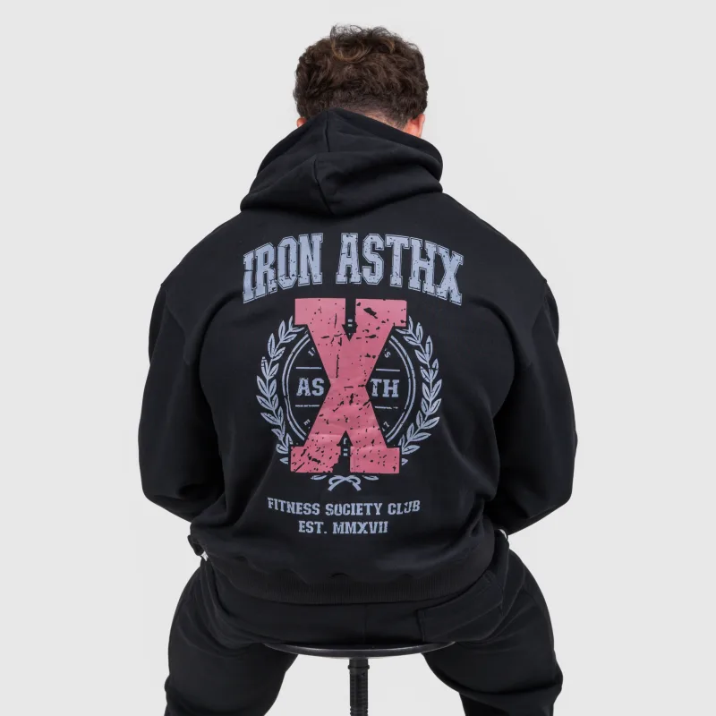 Férfi pulóver Iron Aesthetics X-Society, fekete-7