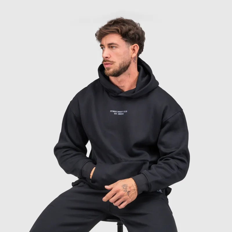 Férfi pulóver Iron Aesthetics X-Society, fekete-3