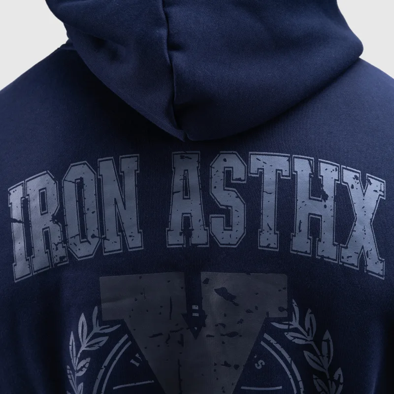 Férfi pulóver Iron Aesthetics X-Society, navy-6