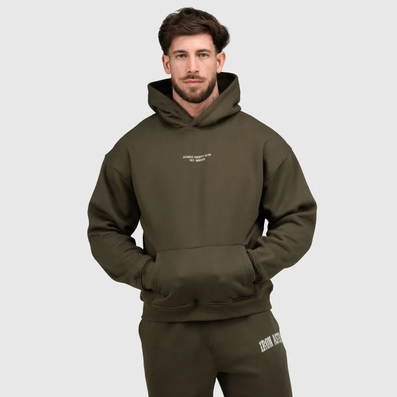 Férfi melegítőszett Iron Aesthetics X-Society, zöld-7