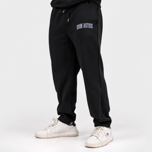 Férfi melegítőnadrág Iron Aesthetics X-Society, fekete