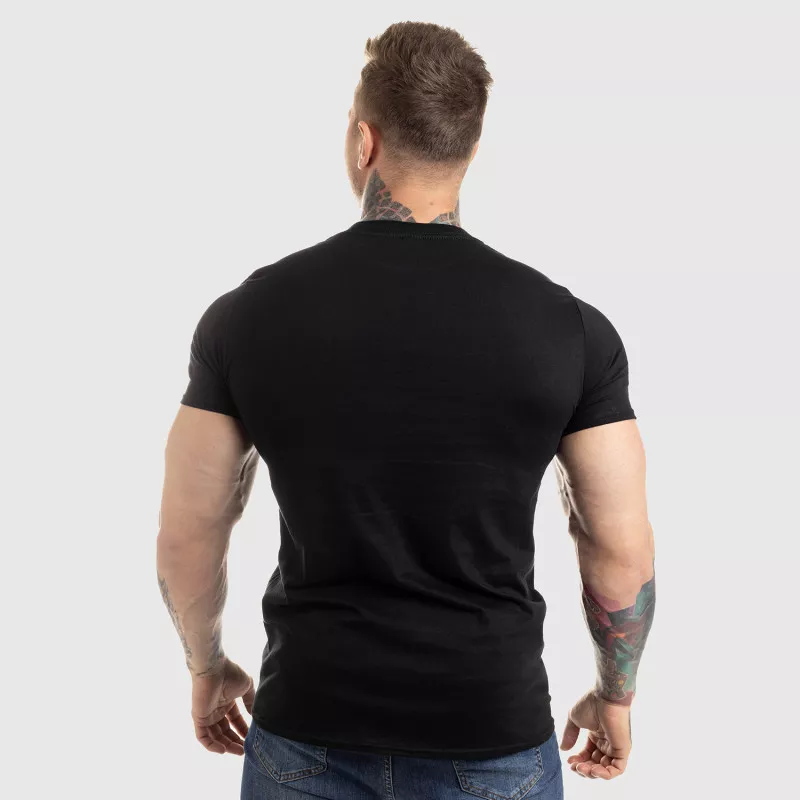Ultrasoft póló IRON MAN, black on black-4