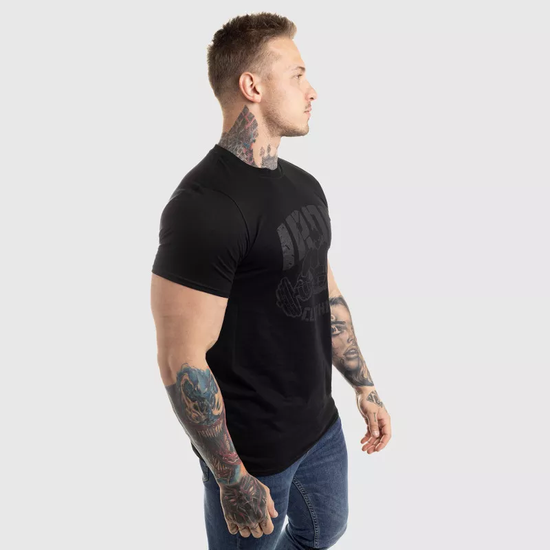 Ultrasoft póló IRON MAN, black on black-2